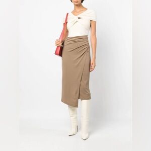 Wolford THE ORIGAMI-DRAPE WRAP SKIRT